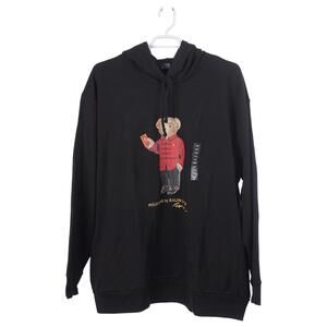 NWOT Polo Ralph Lauren Hoodie 3XB Lunar New Year Polo Bear Black Pockets